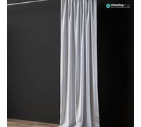 Neel Blue 4X1 Metres Backdrop Curtain, Spandex Polyester Fabric Panel, White