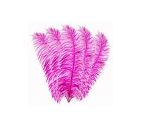 Neel Blue 50cm - 60cm Ostrich Feathers Plume, 5pcs in Fuchsia Neel Blue Fuchsia