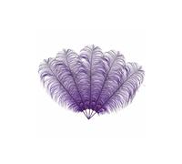 Neel Blue 50cm - 60cm Ostrich Feathers Plume, 5pcs in Purple Neel Blue Purple