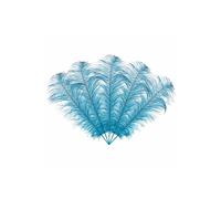 Neel Blue 50cm - 60cm Ostrich Feathers Plume, 5pcs in Turquoise Neel Blue Turquoise