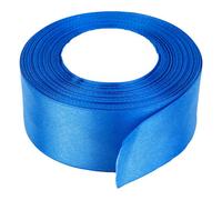 Neel Blue 50mm Royal Blue Double Sided Satin Polyester Ribbon Roll, 25 Metres