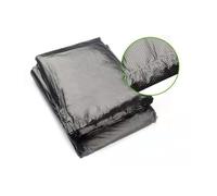 Neel Blue 50Pcs Black 80L Large Heavy Duty Polythene Bin Bags, 80Cm X 90Cm