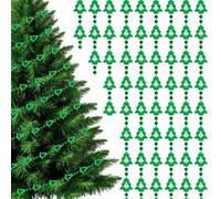 Neel Blue 5M Green Christmas Tree Bead Garland, Metallic Hanging Chain Feastive Garland
