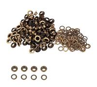 Neel Blue 5mm Eyelets With Washers, Bronze - 100Pcs
