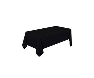 Neel Blue 60 x 102 Inch Black Rectangle Tablecloth - Pack of 1 Neel Blue Black