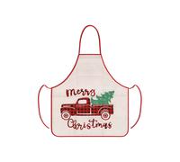 Neel Blue 60cm x 70cm Polyester Christmas Apron, XMas Cooking Wear | Size: 60 cm x 70 cm Neel Blue Multicolor 60 cm x 70 cm