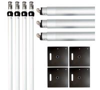 Neel Blue 6Ft X 10Ft Pipe And Drape Set Heavy Duty Photography Backdrop Stand Kit For Stage Decoration, 3X9M