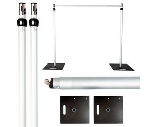 Neel Blue 6Ft X 10Ft Pipe And Drape Set Heavy Duty Photography Backdrop Stand Kit For Stage Decoration, 3X3M