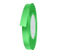 Neel Blue 6mm Classic Green Double Sided Satin Polyester Ribbon Roll, 25 Metres
