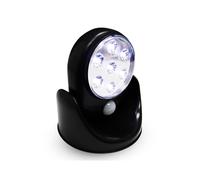 Neel Blue 7 LED Lights Motion Sensor Activated Cordless Dummy CCTV Camera in Black Neel Blue Black