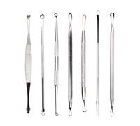 Neel Blue 7Pcs Blackhead Remover Pimple Extractor Tweezer Set