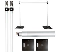 Neel Blue 8Ft X 14Ft Pipe And Drape Set Heavy Duty Photography Backdrop Stand Kit For Stage Decoration, 4X4M