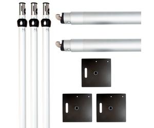 Neel Blue 8Ft X 14Ft Pipe And Drape Set Heavy Duty Photography Backdrop Stand Kit For Stage Decoration, 4X8M