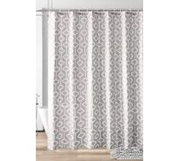 Neel Blue Abstract Geometic Shower Curtain, Grey - 180cm x 180cm | Size: 180 cm width x 180 cm drop Neel Blue Grey 180 cm width x 180 cm drop