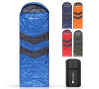 Neel Blue All Season Sleeping Bag Envelope Shape Single Adult Sleep Bag, Blue