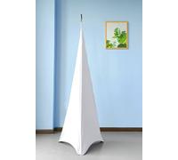 Neel Blue All Three Sided Speaker Stand Tripod Cover, 1pc in White Neel Blue White