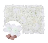 Neel Blue Artificial Flower Wall Backdrop Panel, 60Cm X 40Cm, Greyish White