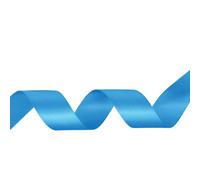 Neel Blue Baby Blue Double Sided Satin Ribbon Polyester Ribbon Roll, 25mm X 10 Metres