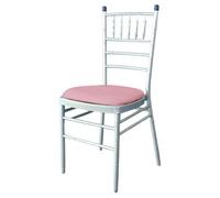 Neel Blue Baby Pink Spandex Chair Pad Cover - Pack Of 1