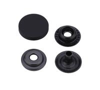 Neel Blue Black Alloy Cap Durable Press Stud Rivets 4 Part - 12.5mm