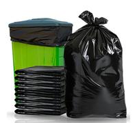 Neel Blue Black Bin Liners 90L Capacity, Refuse Sacks Heavy-Duty Bin Bags - 60Cm X 90Cm
