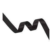 Neel Blue Black Double Sided Satin Ribbon Polyester Ribbon Roll, 15mm X 10 Metres