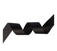 Neel Blue Black Double Sided Satin Ribbon Polyester Ribbon Roll, 25mm X 10 Metres