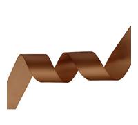 Neel Blue Brown Double Sided Satin Ribbon Polyester Ribbon Roll, 6mm X 10 Metres