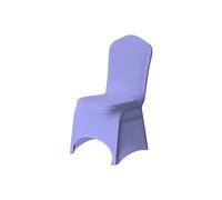 Neel Blue Chair Cover Plain Spandex Stretch Fabric Chair Slipcover in Lavender Neel Blue Lavender