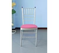 Neel Blue Chair Pad Cover Soft Spandex Removable for home, Wedding Party, Events, Pack of 10 in Rose Neel Blue Rose