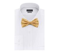 Neel Blue Champagne Satin Polyester Bow Tie For Casual & Formal Wear, Wedding Party Accessory