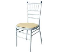 Neel Blue Champagne Spandex Chair Pad Cover - Pack Of 10