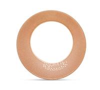 Neel Blue Charger Plates For Table Decoration - Checkered Rose Gold
