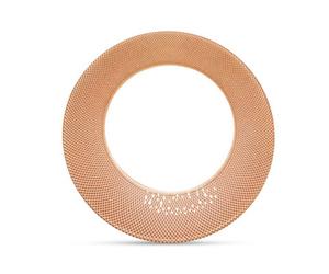 Neel Blue Charger Plates For Table Decoration - Checkered Rose Gold