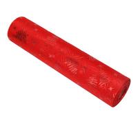 Neel Blue Christmas Red Organza Roll Snow Sheer Fabric Glitter Roll, 29Cm X 25M