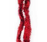 Neel Blue Christmas Tinsel Garland Shiny Metallic Fine Foil Xmas Tree Garland, 2m in Red Neel Blue Red