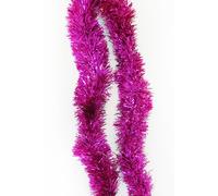 Neel Blue Christmas Tinsel Garland Shiny Metallic Fine Foil Xmas Tree Garland, 2m in Rose Neel Blue Rose