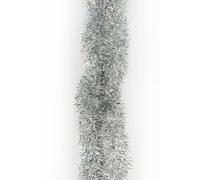 Neel Blue Christmas Tinsel Garland Shiny Metallic Fine Foil Xmas Tree Garland, 2m in Silver Neel Blue Silver
