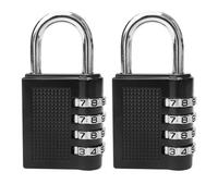 Neel Blue Combination Padlock, 4 Digit Master Lock, Pack Of 2
