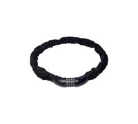 Neel Blue Combination Padlock Chain, 8mm x 1m 4-Digit Security Chain in Black Neel Blue Black