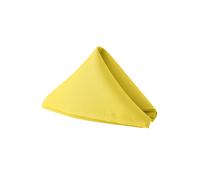 Neel Blue Cotton Polyester Napkins with Hemmed Edges, 20 Inch in Bright Yellow Neel Blue Bright Yellow