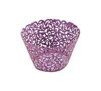 Neel Blue Cupcake Wrappers, Paper Muffin Holder, 25pcs in Purple Neel Blue Purple