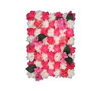 Neel Blue Decorative Artificial Flower Wall Panel Wedding Photo Background in Fuchsia Neel Blue Fuchsia