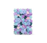 Neel Blue Decorative Artificial Flower Wall Panel Wedding Photo Background in Lavender Neel Blue Lavender