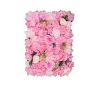 Neel Blue Decorative Artificial Flower Wall Panel Wedding Photo Background in Light Pink Neel Blue Light Pink
