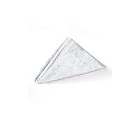 Neel Blue Diamond Velvet Napkin with Hemmed Edges, 20x20 Inch in White Neel Blue White