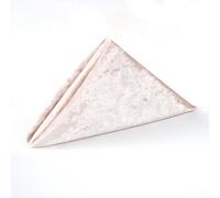 Neel Blue Diamond Velvet Napkins With Hemmed Edges, 20 Inch, Blush Pink