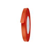 Neel Blue Double Sided Satin Polyester Ribbon Roll, 10mm x 10 Metres in Orange Neel Blue Orange