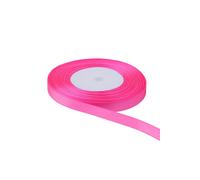 Neel Blue Double Sided Satin Polyester Ribbon Roll, 10mm x 10 Metres in Pale Pink Neel Blue Pale Pink