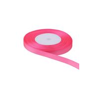 Neel Blue Double Sided Satin Polyester Ribbon Roll, 10mm x 10 Metres in Pink Neel Blue Pink